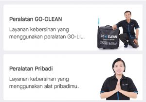 layanan GoClean Reguler atau Istimewa