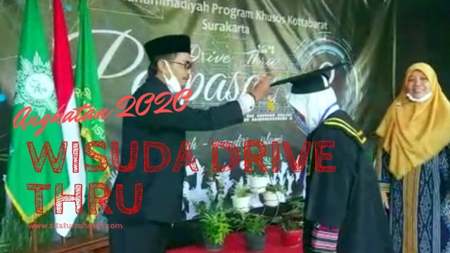 wisuda drive thru