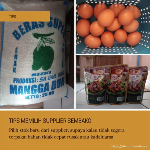 Cara memilih supplier sembako