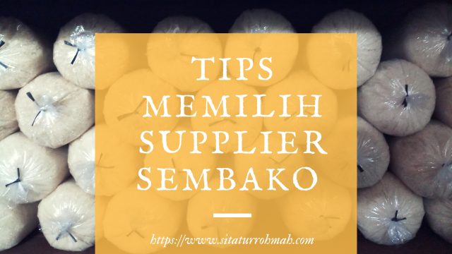 memlilih supplier sembako