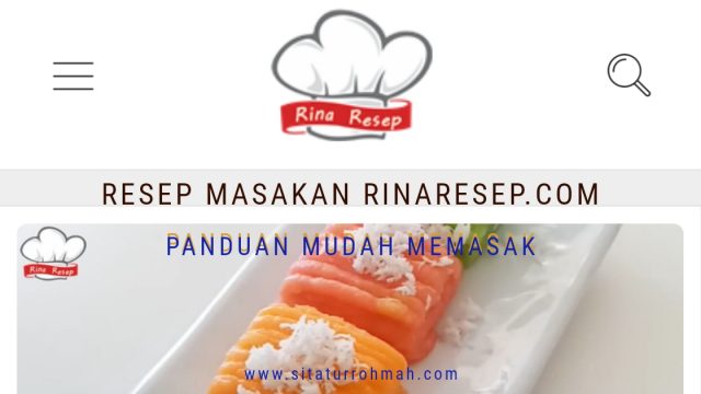 Rinaresep.com Panduan Mudah Memasak