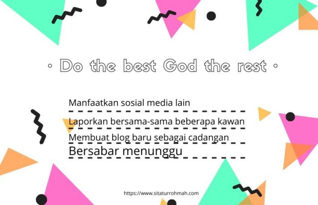Usaha ketika blog terblokir Facebook