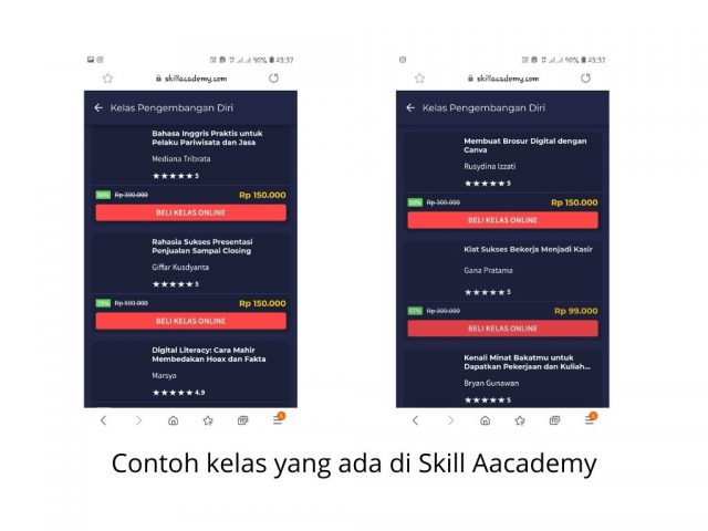 kelas online Skill Academy