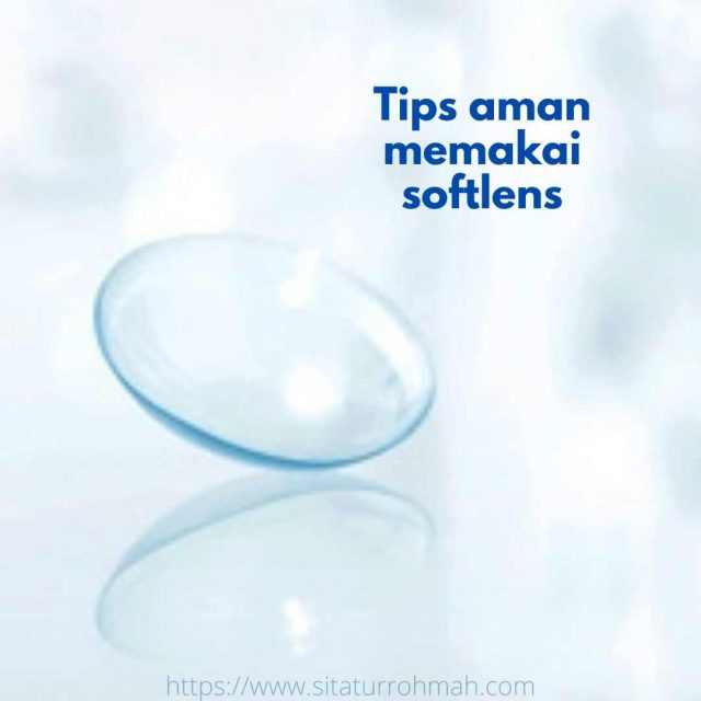 cara aman memakai softlens