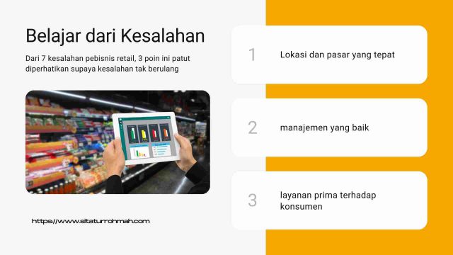 kesalahan bisnis retail