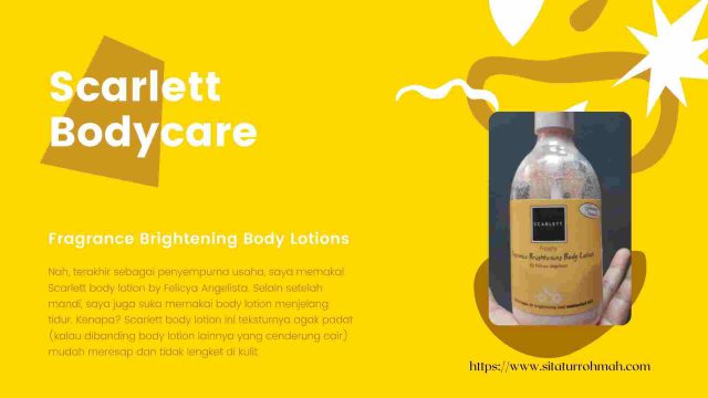 scarlett bodycare body lotion