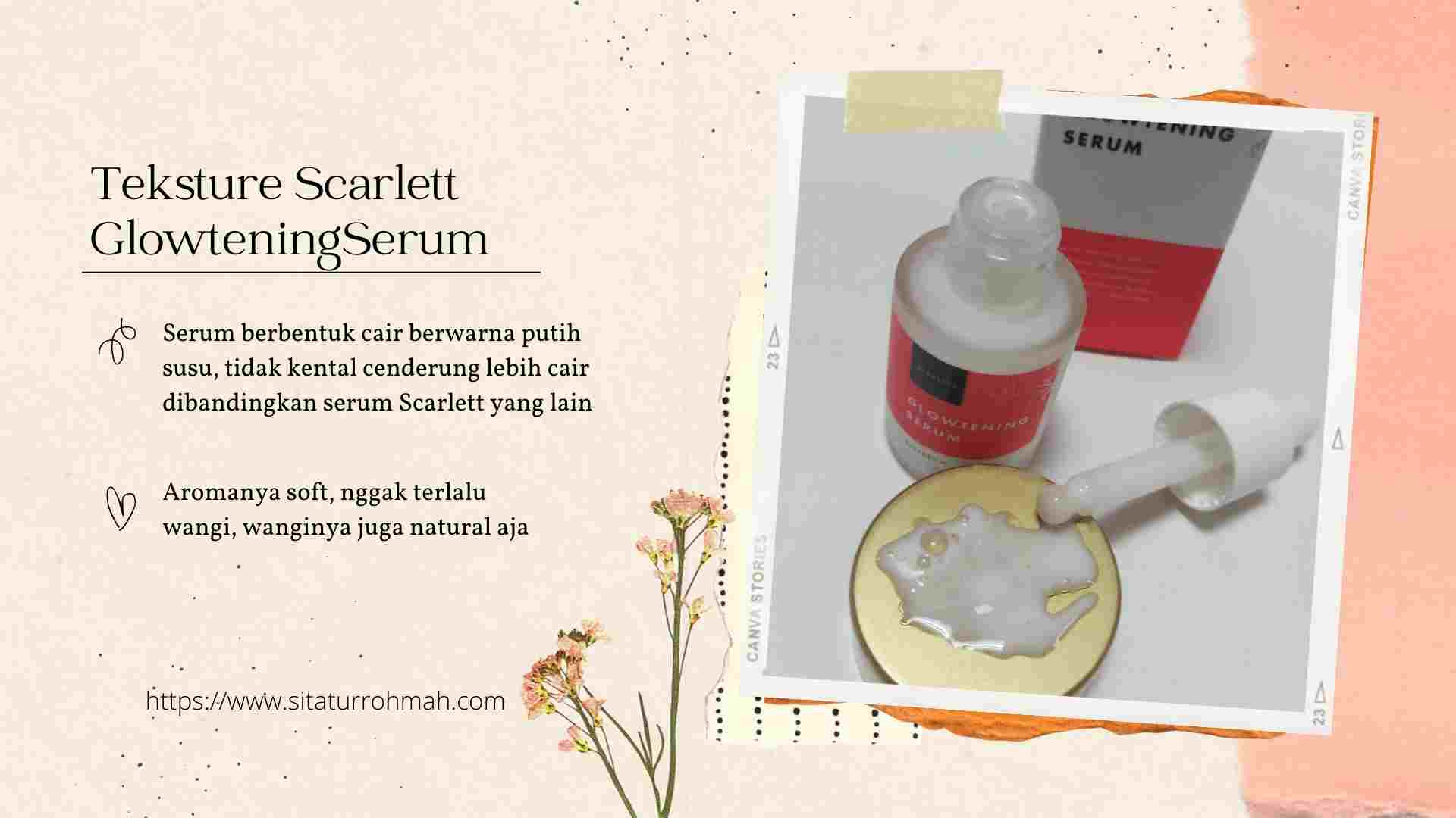 Serum glowing terbaik : Scarlett