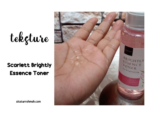 Scarlett Brightly Essence Toner