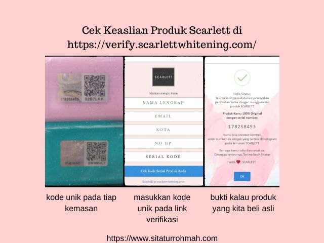 shampo Scarlett Verifikasi Produk