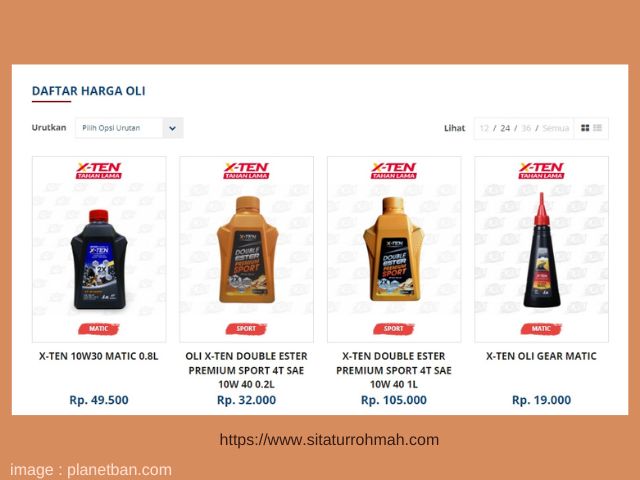 servis motor berapa bulan sekali harga oli