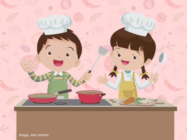 cooking class untuk anak TK kecil